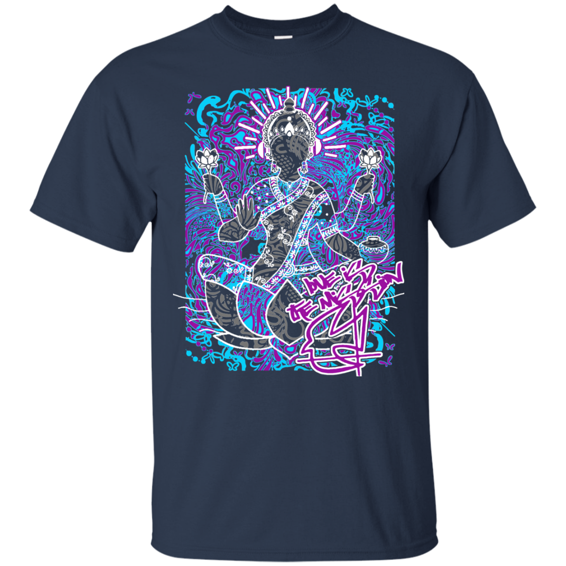 Intricated Urban Hippie Street Art – Love Is The Mission 04 Tee&Tank Men/Unisex Pimamour