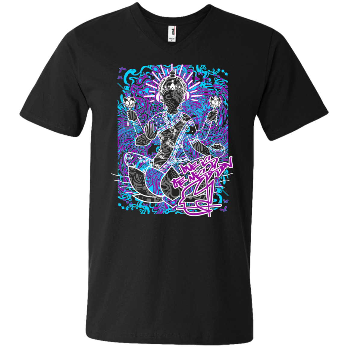 Intricated Urban Hippie Street Art – Love Is The Mission 04 Tee&Tank Men/Unisex Pimamour