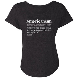 Americanism WH - Sarcastic Talkative Smart Ass Slogan Word & Text Tee&Tank Lady-Pimamour