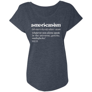 Americanism WH - Sarcastic Talkative Smart Ass Slogan Word & Text Tee&Tank Lady-Pimamour