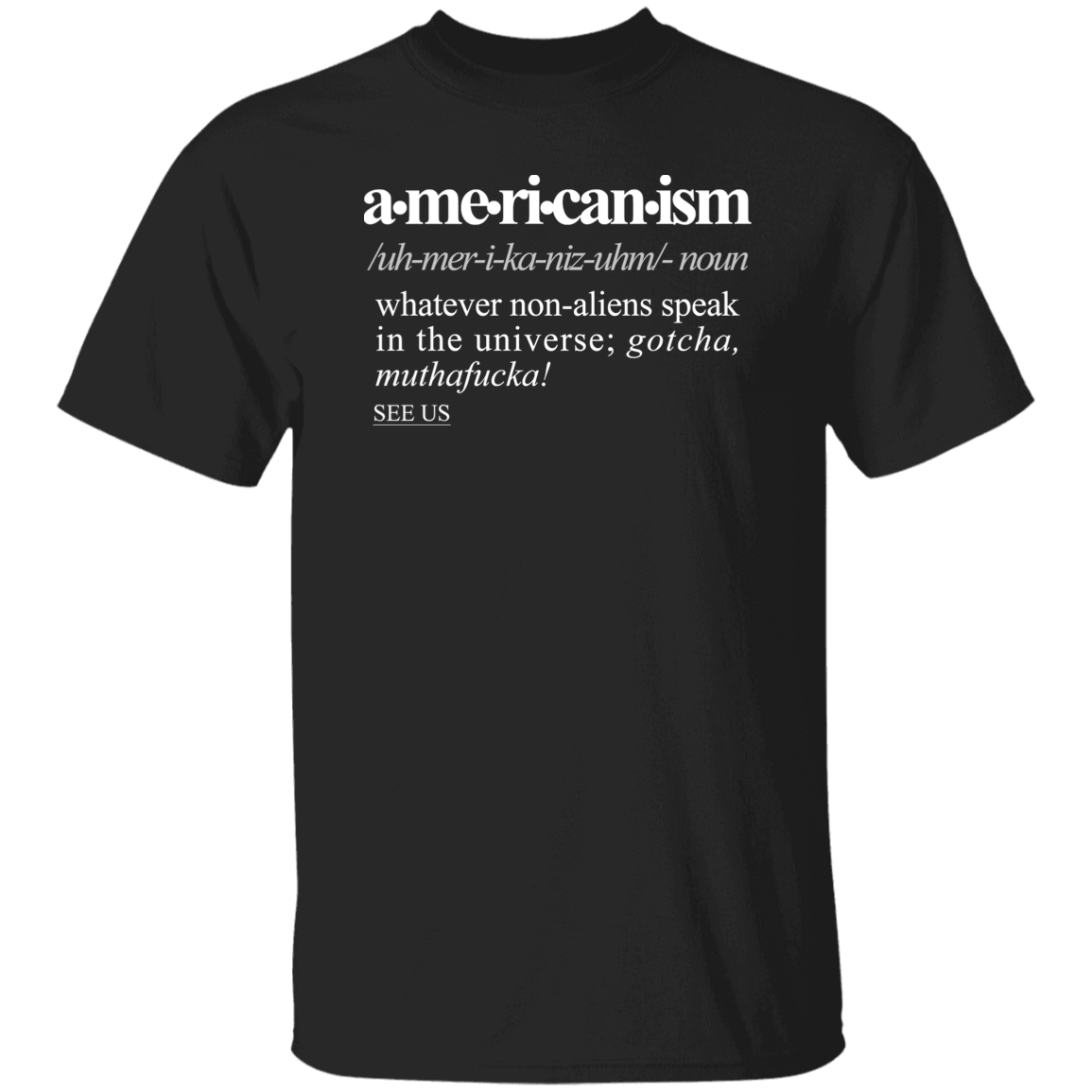 Americanism WH - Sarcastic Talkative Smart Ass Slogan Word & Text Tee&Tank Men/Unisex-Pimamour