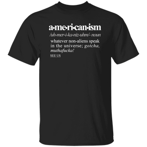 Americanism WH - Sarcastic Talkative Smart Ass Slogan Word & Text Tee&Tank Men/Unisex-Pimamour