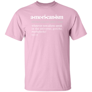 Americanism WH - Sarcastic Talkative Smart Ass Slogan Word & Text Tee&Tank Men/Unisex-Pimamour