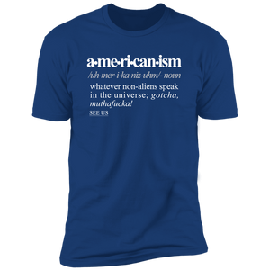 Americanism WH - Sarcastic Talkative Smart Ass Slogan Word & Text Tee&Tank Men/Unisex-Pimamour