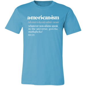 Americanism WH - Sarcastic Talkative Smart Ass Slogan Word & Text Tee&Tank Men/Unisex-Pimamour