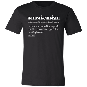 Americanism WH - Sarcastic Talkative Smart Ass Slogan Word & Text Tee&Tank Men/Unisex-Pimamour