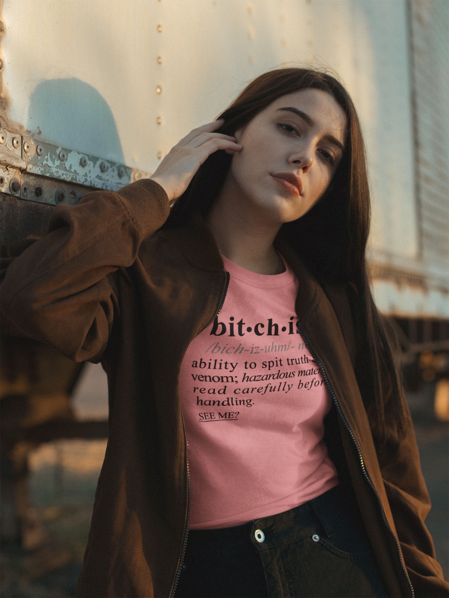 Bitchism BLK - Sarcastic Talkative Smart Ass Slogan Word & Text Tee&Tank Lady-Pimamour