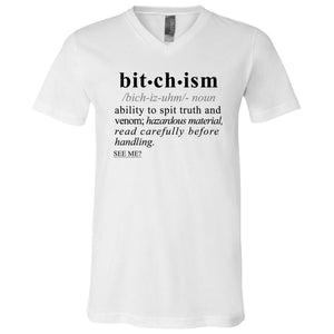 Bitchism BLK - Sarcastic Talkative Smart Ass Slogan Word & Text Tee&Tank Men/Unisex-Pimamour