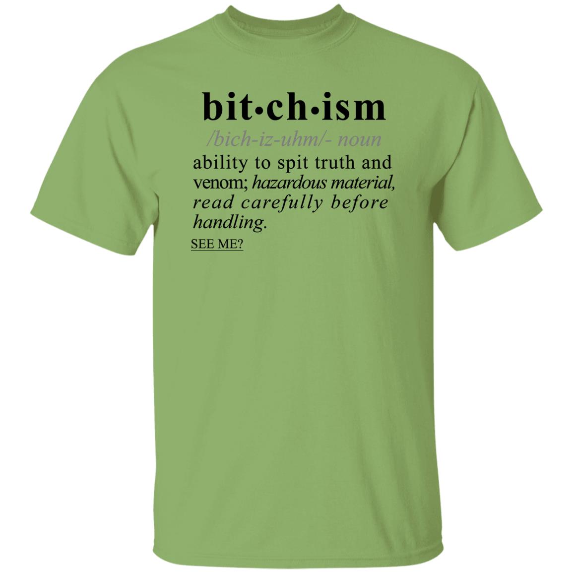 Bitchism BLK - Sarcastic Talkative Smart Ass Slogan Word & Text Tee&Tank Men/Unisex-Pimamour