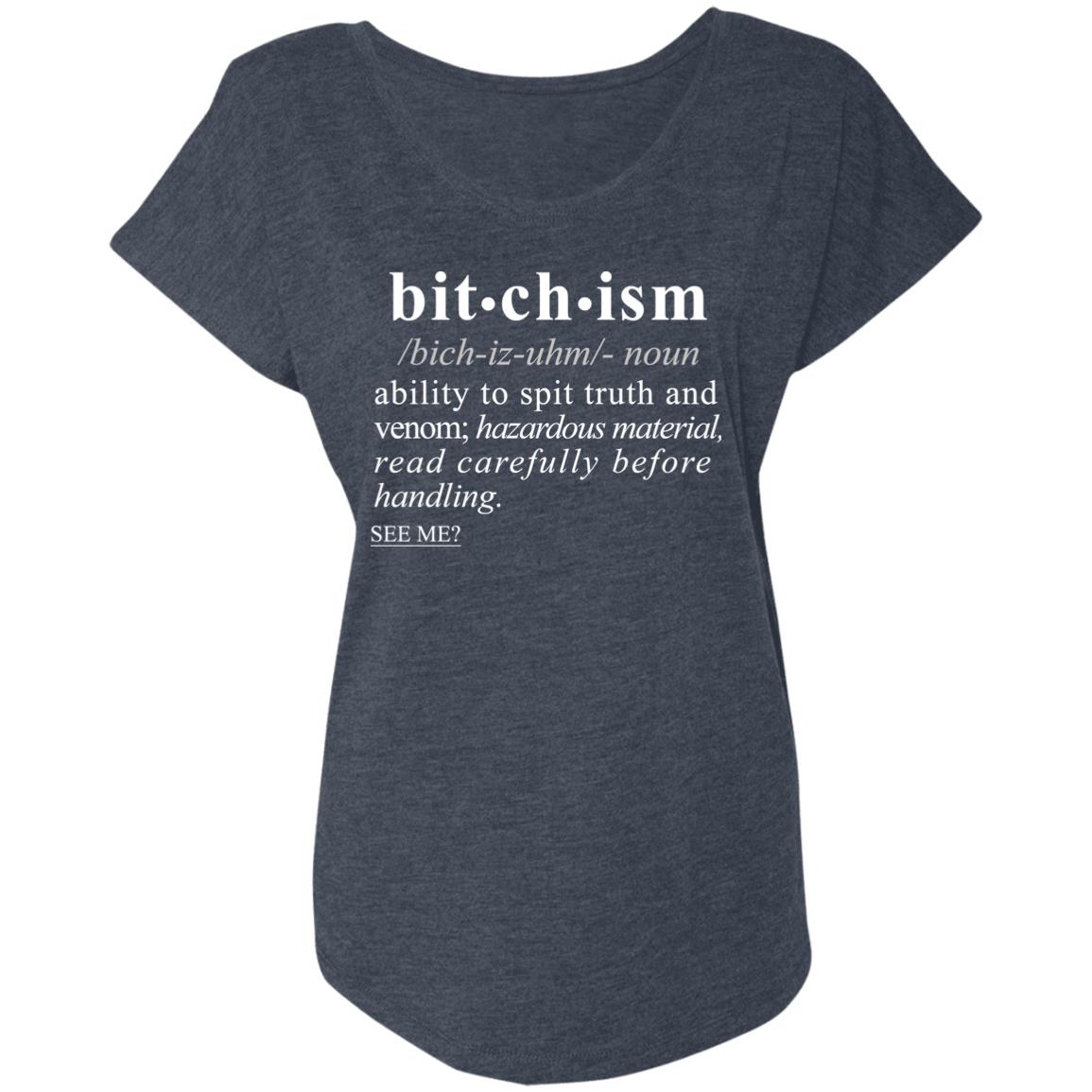 Bitchism WH - Sarcastic Talkative Smart Ass Slogan Word & Text Tee&Tank Lady-Pimamour