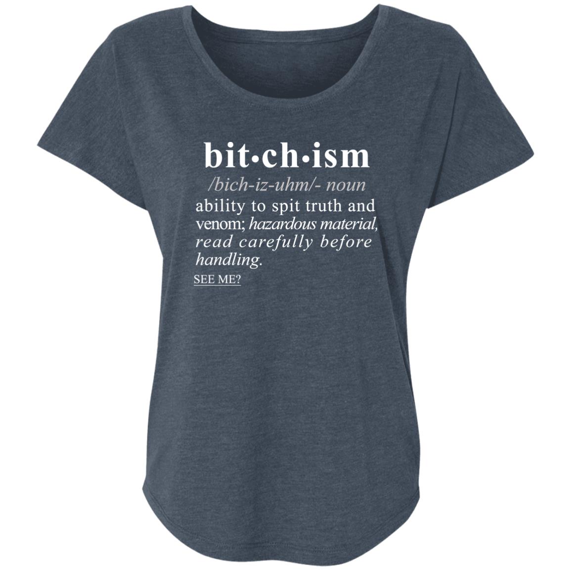 Bitchism WH - Sarcastic Talkative Smart Ass Slogan Word & Text Tee&Tank Lady-Pimamour