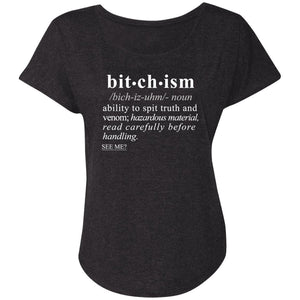 Bitchism WH - Sarcastic Talkative Smart Ass Slogan Word & Text Tee&Tank Lady-Pimamour