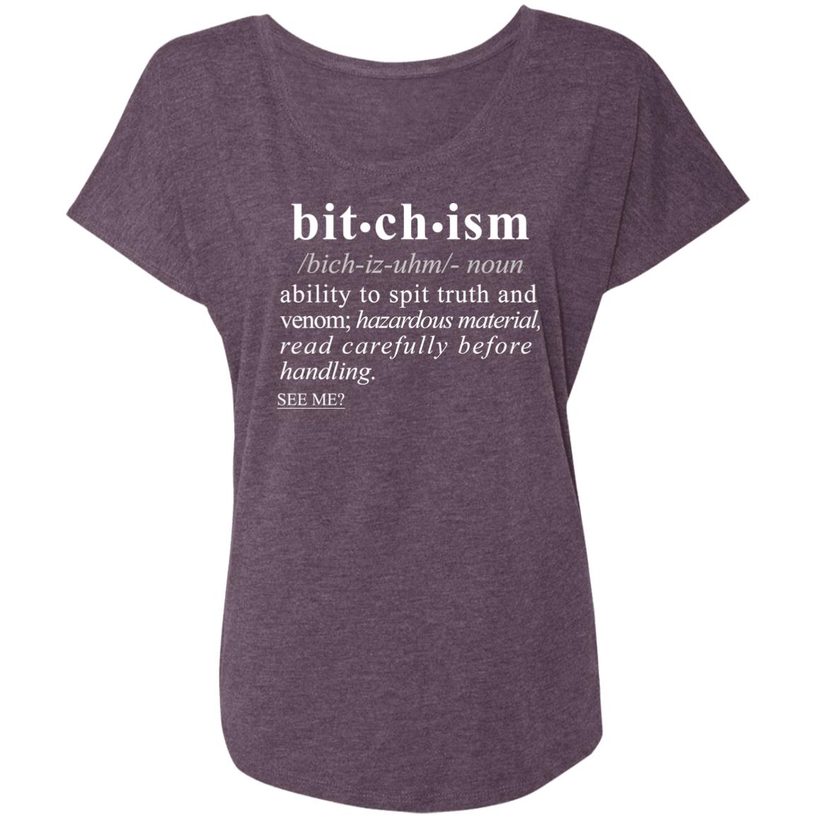 Bitchism WH - Sarcastic Talkative Smart Ass Slogan Word & Text Tee&Tank Lady-Pimamour