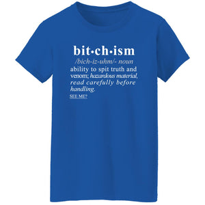 Bitchism WH - Sarcastic Talkative Smart Ass Slogan Word & Text Tee&Tank Lady-Pimamour