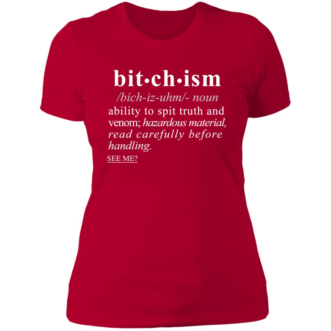 Bitchism WH - Sarcastic Talkative Smart Ass Slogan Word & Text Tee&Tank Lady-Pimamour