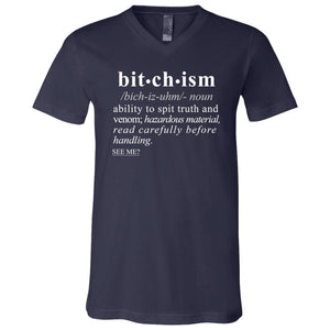 Bitchism WH - Sarcastic Talkative Smart Ass Slogan Word & Text Tee&Tank Men/Unisex-Pimamour