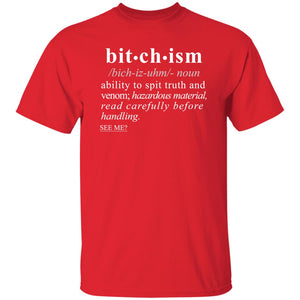 Bitchism WH - Sarcastic Talkative Smart Ass Slogan Word & Text Tee&Tank Men/Unisex-Pimamour