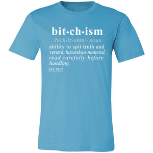 Bitchism WH - Sarcastic Talkative Smart Ass Slogan Word & Text Tee&Tank Men/Unisex-Pimamour