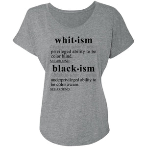 Blackism-Whitism BLK - Sarcastic Talkative Smart Ass Slogan Word & Text Tee&Tank Lady-Pimamour