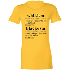 Blackism-Whitism BLK - Sarcastic Talkative Smart Ass Slogan Word & Text Tee&Tank Lady-Pimamour