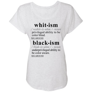 Blackism-Whitism BLK - Sarcastic Talkative Smart Ass Slogan Word & Text Tee&Tank Lady-Pimamour