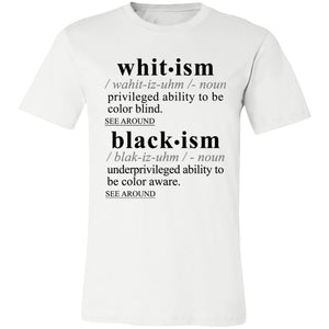 Blackism-Whitism BLK - Sarcastic Talkative Smart Ass Slogan Word & Text Tee&Tank Men/Unisex-Pimamour