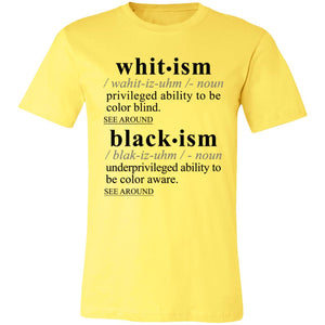 Blackism-Whitism BLK - Sarcastic Talkative Smart Ass Slogan Word & Text Tee&Tank Men/Unisex-Pimamour