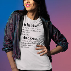 Blackism-Whitism BLK - Sarcastic Talkative Smart Ass Slogan Word & Text Tee&Tank Men/Unisex-Pimamour