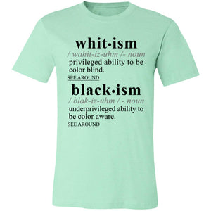 Blackism-Whitism BLK - Sarcastic Talkative Smart Ass Slogan Word & Text Tee&Tank Men/Unisex-Pimamour