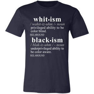 Blackism Whitism WH - Sarcastic Talkative Smart Ass Slogan Word & Text Tee&Tank Men/Unisex-Pimamour