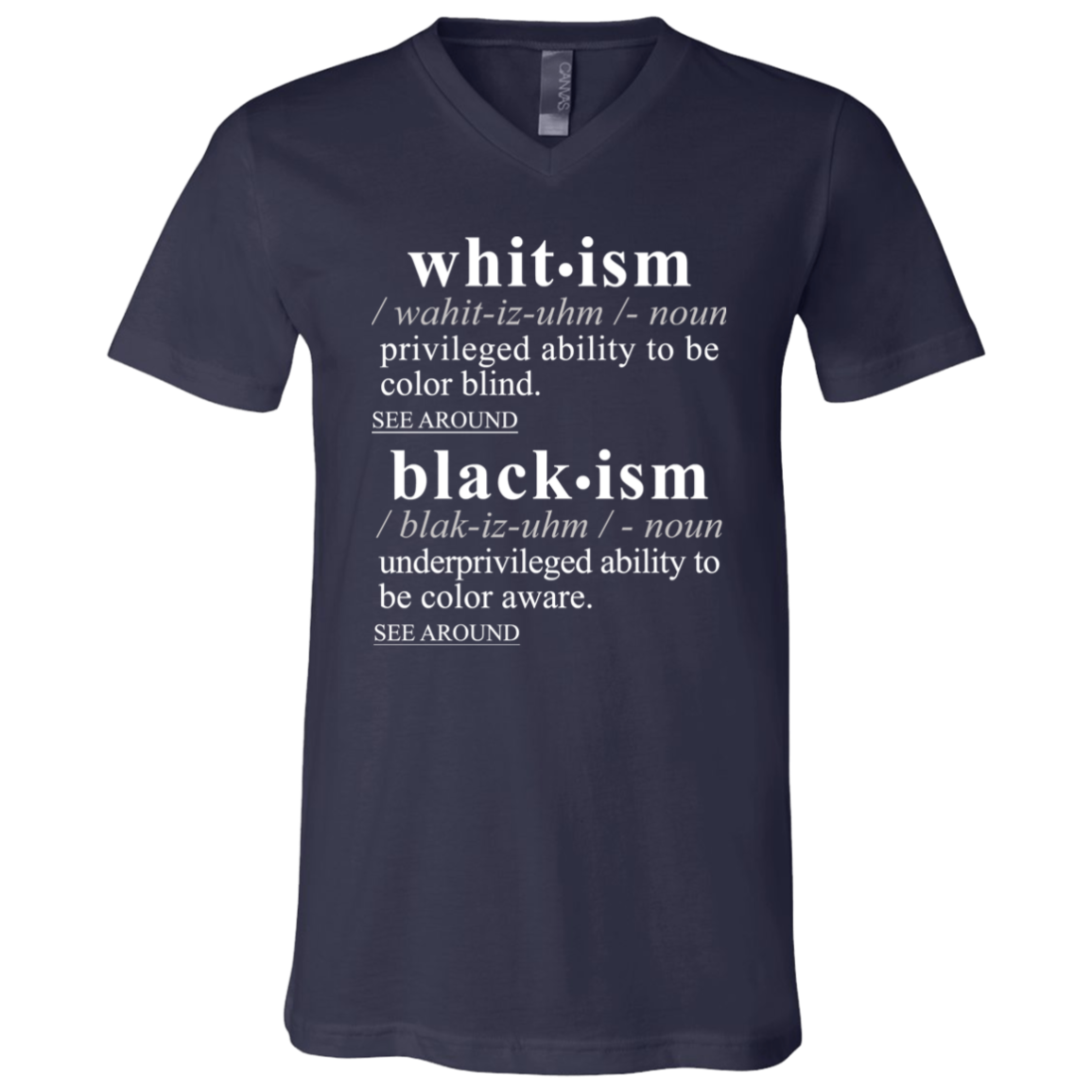 Blackism Whitism WH - Sarcastic Talkative Smart Ass Slogan Word & Text Tee&Tank Men/Unisex-Pimamour