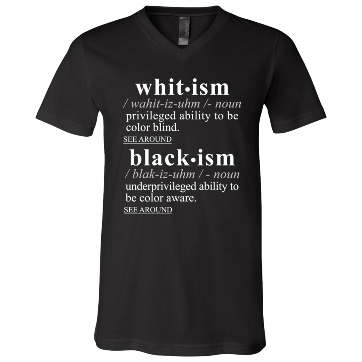 Blackism Whitism WH - Sarcastic Talkative Smart Ass Slogan Word & Text Tee&Tank Men/Unisex-Pimamour