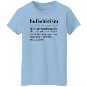 Bullshitism BLK - Sarcastic Talkative Smart Ass Slogan Word & Text Tee&Tank Lady-Pimamour