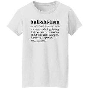 Bullshitism BLK - Sarcastic Talkative Smart Ass Slogan Word & Text Tee&Tank Lady-Pimamour