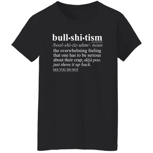 Bullshitism WH - Sarcastic Talkative Smart Ass Slogan Word & Text Tee&Tank Lady-Pimamour