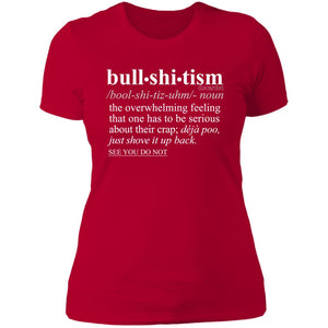 Bullshitism WH - Sarcastic Talkative Smart Ass Slogan Word & Text Tee&Tank Lady-Pimamour