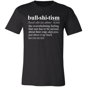 Bullshitism WH - Sarcastic Talkative Smart Ass Slogan Word & Text Tee&Tank Men/Unisex-Pimamour