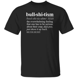 Bullshitism WH - Sarcastic Talkative Smart Ass Slogan Word & Text Tee&Tank Men/Unisex-Pimamour