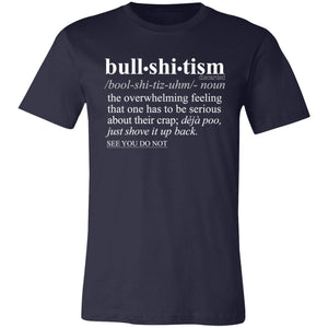 Bullshitism WH - Sarcastic Talkative Smart Ass Slogan Word & Text Tee&Tank Men/Unisex-Pimamour