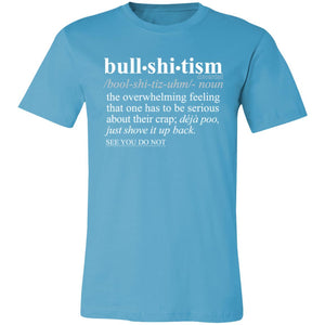 Bullshitism WH - Sarcastic Talkative Smart Ass Slogan Word & Text Tee&Tank Men/Unisex-Pimamour