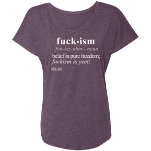 Fuckism WH - Sarcastic Talkative Smart Ass Slogan Word & Text Tee&Tank Lady-Pimamour