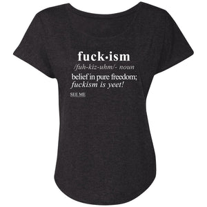 Fuckism WH - Sarcastic Talkative Smart Ass Slogan Word & Text Tee&Tank Lady-Pimamour