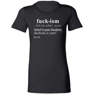 Fuckism WH - Sarcastic Talkative Smart Ass Slogan Word & Text Tee&Tank Lady-Pimamour