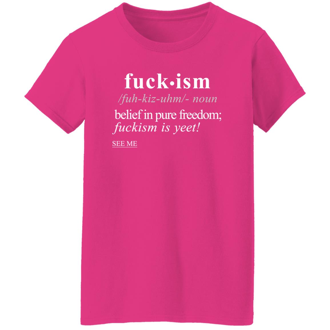 Fuckism WH - Sarcastic Talkative Smart Ass Slogan Word & Text Tee&Tank Lady-Pimamour