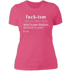 Fuckism WH - Sarcastic Talkative Smart Ass Slogan Word & Text Tee&Tank Lady-Pimamour