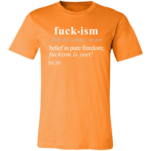 Fuckism WH - Sarcastic Talkative Smart Ass Slogan Word & Text Tee&Tank Men/Unisex-Pimamour