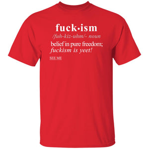 Fuckism WH - Sarcastic Talkative Smart Ass Slogan Word & Text Tee&Tank Men/Unisex-Pimamour