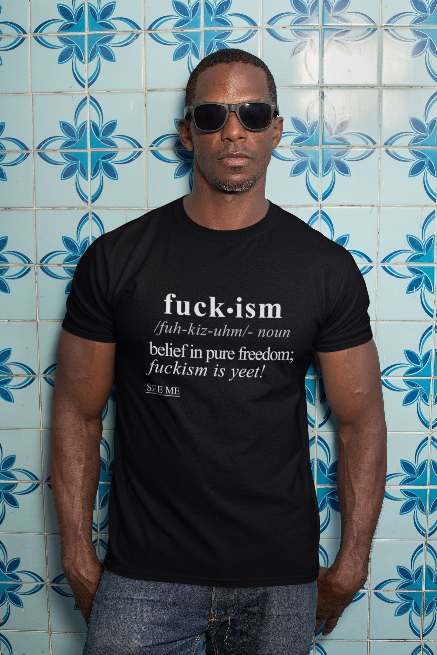 Fuckism WH - Sarcastic Talkative Smart Ass Slogan Word & Text Tee&Tank Men/Unisex-Pimamour