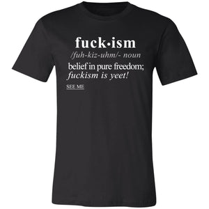 Fuckism WH - Sarcastic Talkative Smart Ass Slogan Word & Text Tee&Tank Men/Unisex-Pimamour