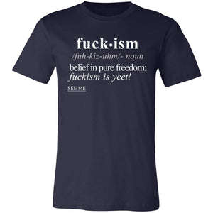 Fuckism WH - Sarcastic Talkative Smart Ass Slogan Word & Text Tee&Tank Men/Unisex-Pimamour